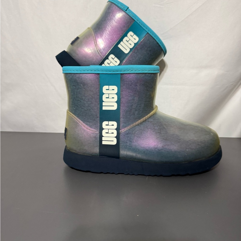 UGG Kids Shimmering Blue and Purple Boots